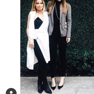 H&M white wrap vest. SO CHIC